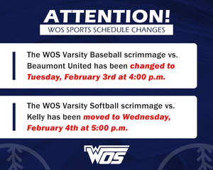 sports schedule changes