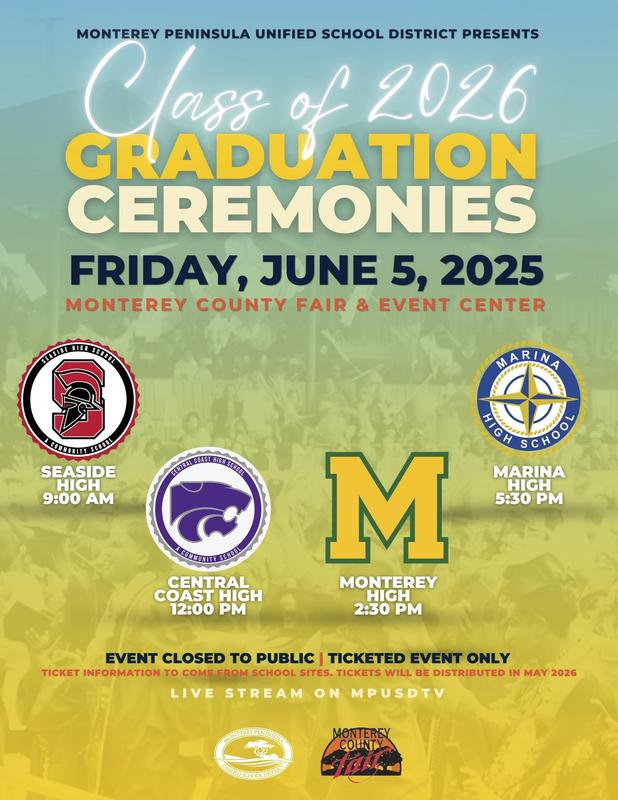 MPUSD Announces Class of 2026 Graduation Ceremonies