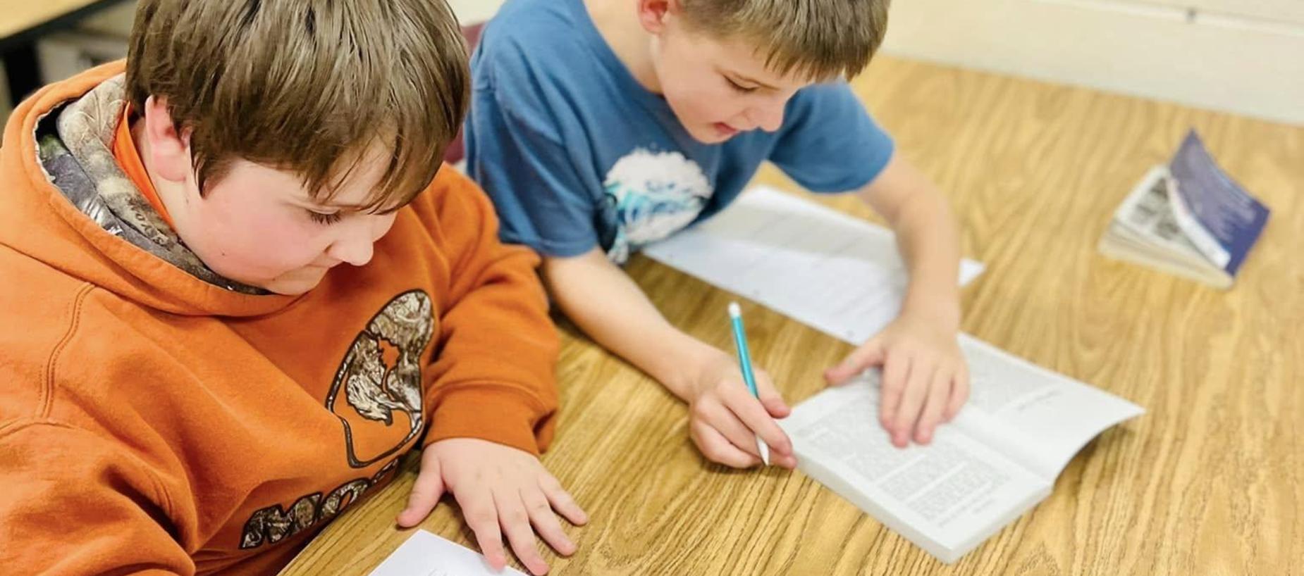 6th grade book study