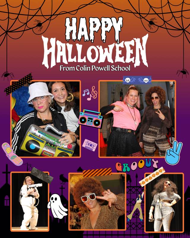 Halloween Through The Decades at the Colin Powell School