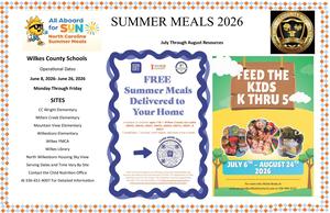 Graphic with all the information listed in the message.