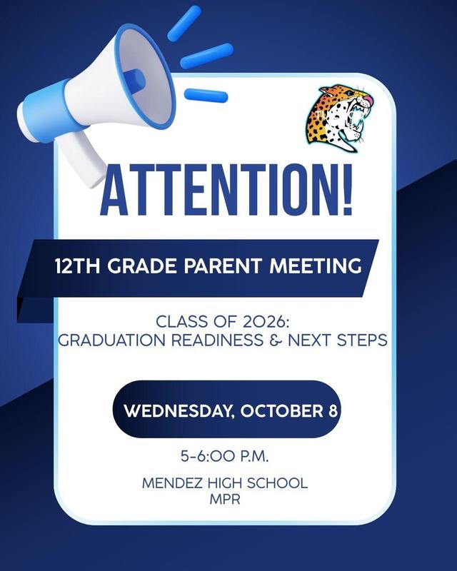 12th grade parent meeting flyer
