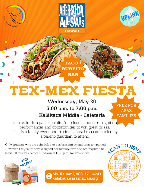 After School All-Stars Tex-Mex Fiesta RSVP Featured Photo