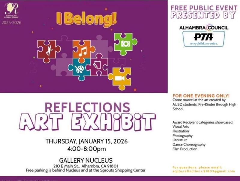 Reflections Art Exhibit - 1/15/2026
