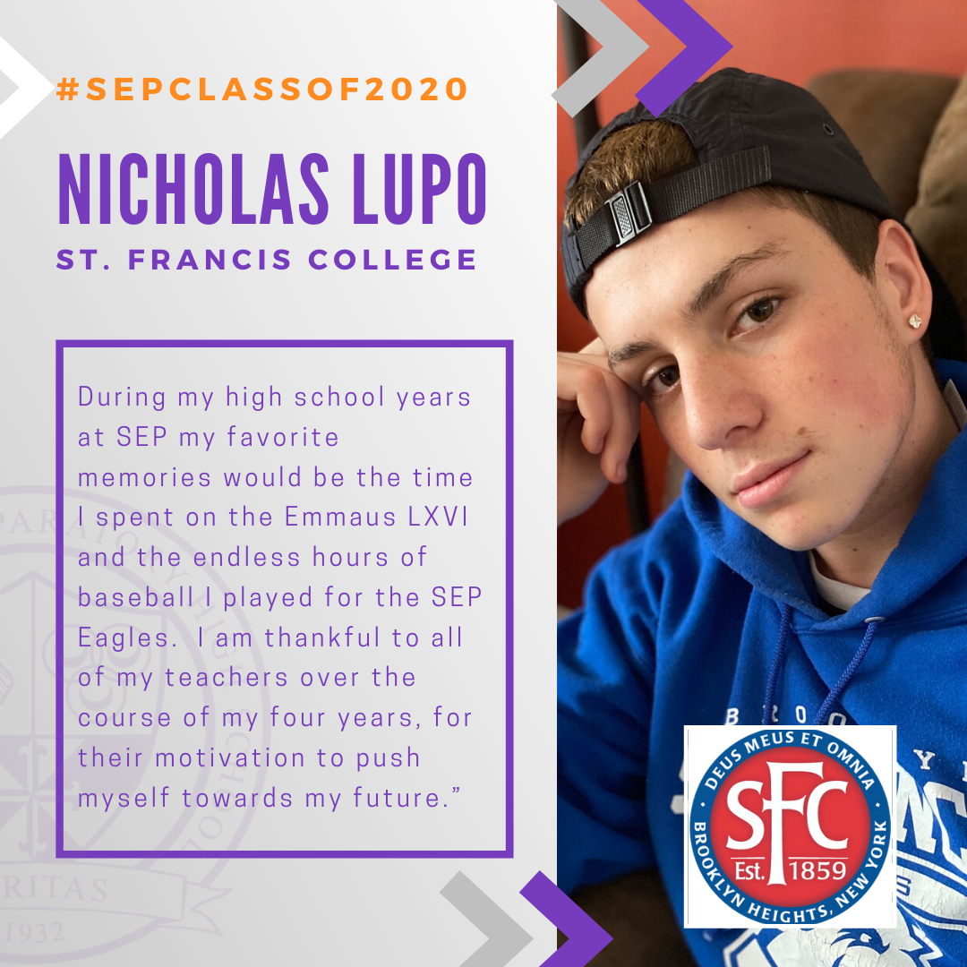 2020 Senior Spotlights – Class of 2020 – St. Edmund Preparatory High School