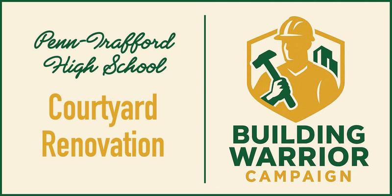 Building Warrior Campaign logo with text saying Courtyard Renovation