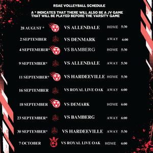 Fall Sports Schedules