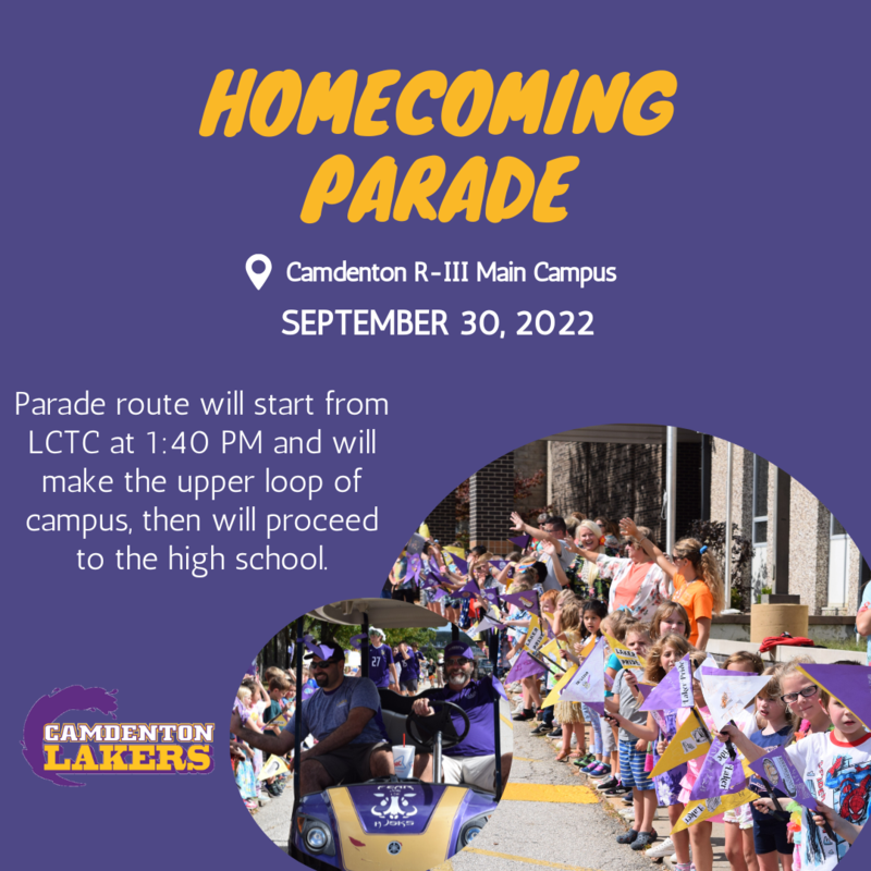 Homecoming Parade Camdenton R III School District