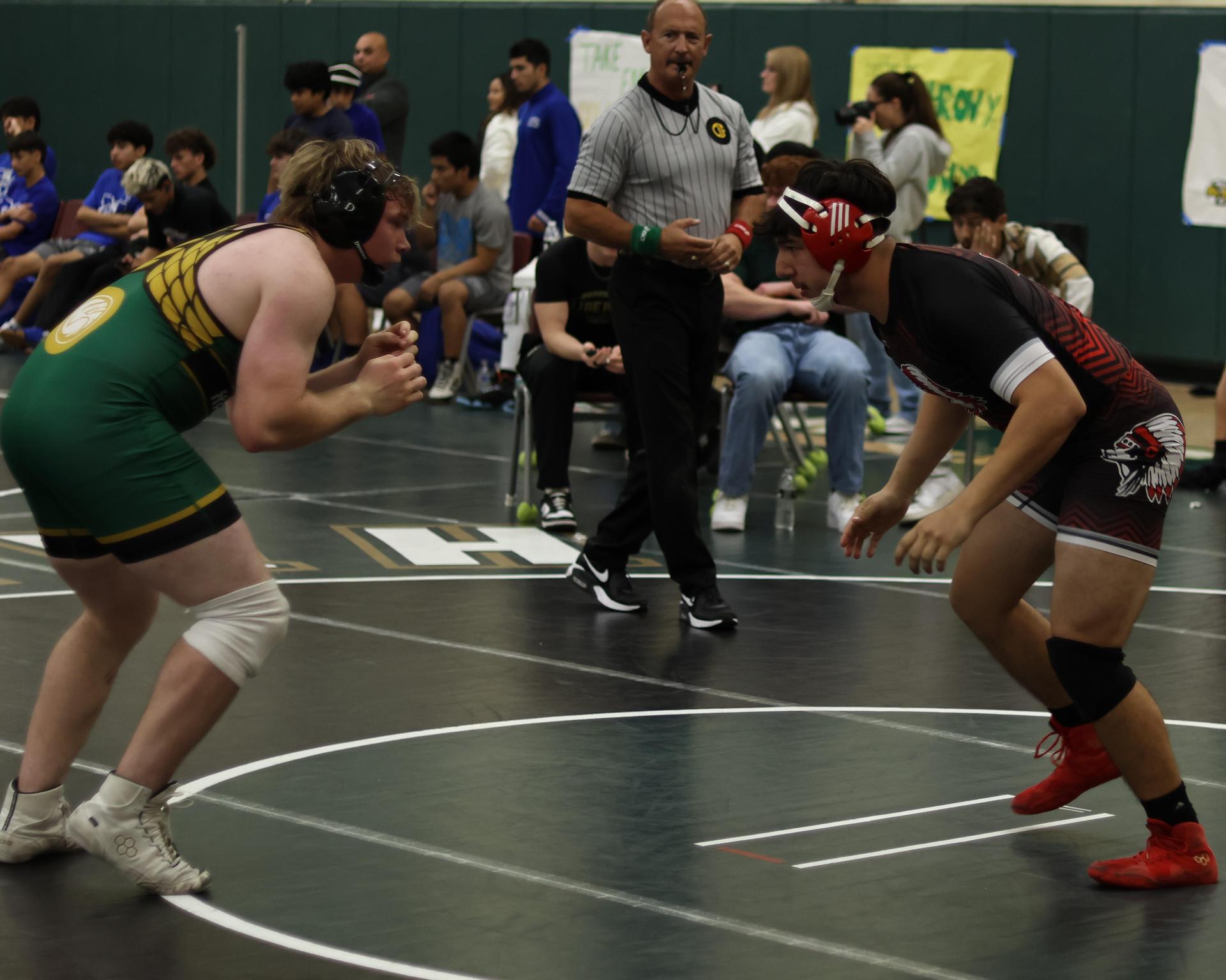 boys wrestling at liberty duals