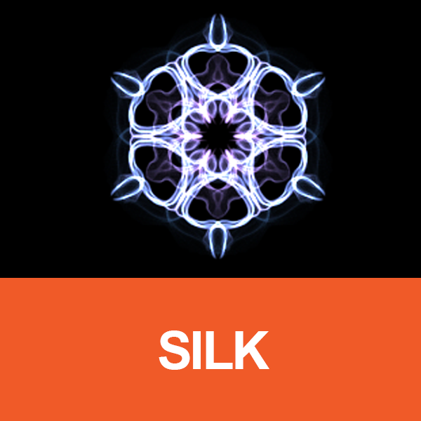 Silk image of six sided artwork