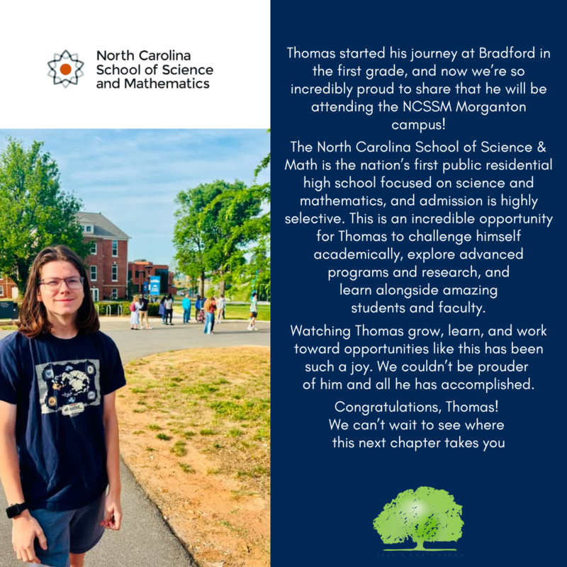 Thomas at NCSSM