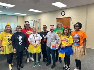 Need any school supplies? Our curriculum team enjoyed delivering treats to our PK and K students yesterday.