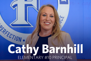 Cathy Barnhill named 10th elementary principal