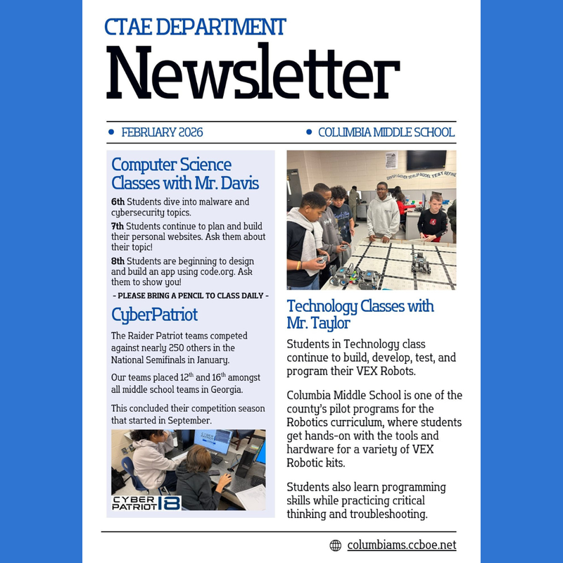 CTAE Newsletter