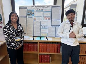 Students showcasing their project