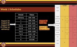 Schedule