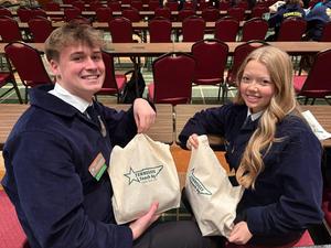 Student award winners fro FFA conference