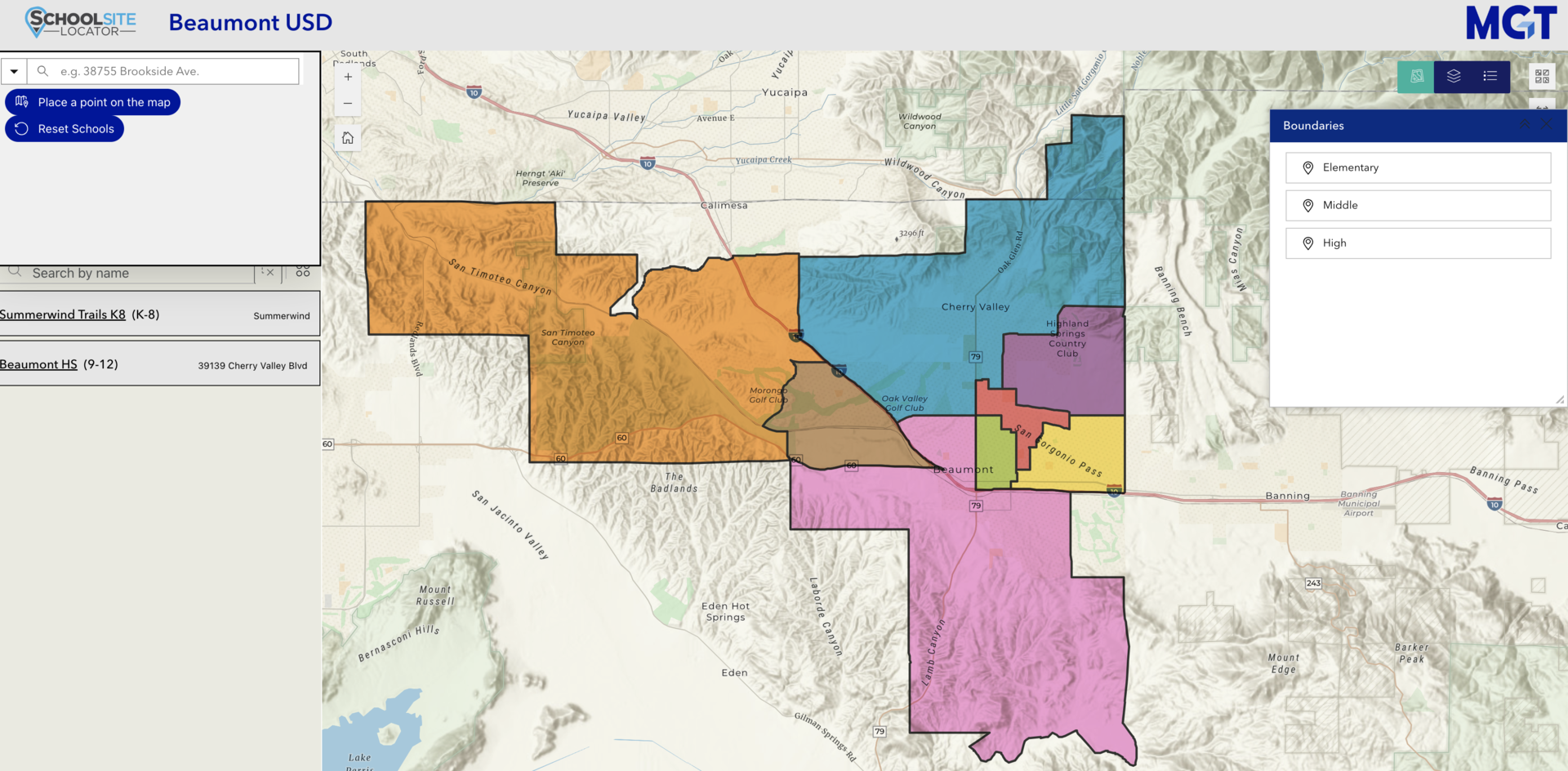 Decorative example map 