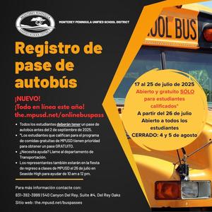 Bus Pass Spanish