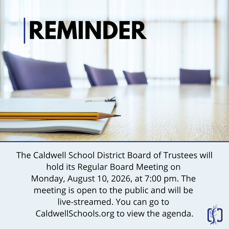 Regular Board Meeting and Executive Session | 8.10.26 Thumbnail Image