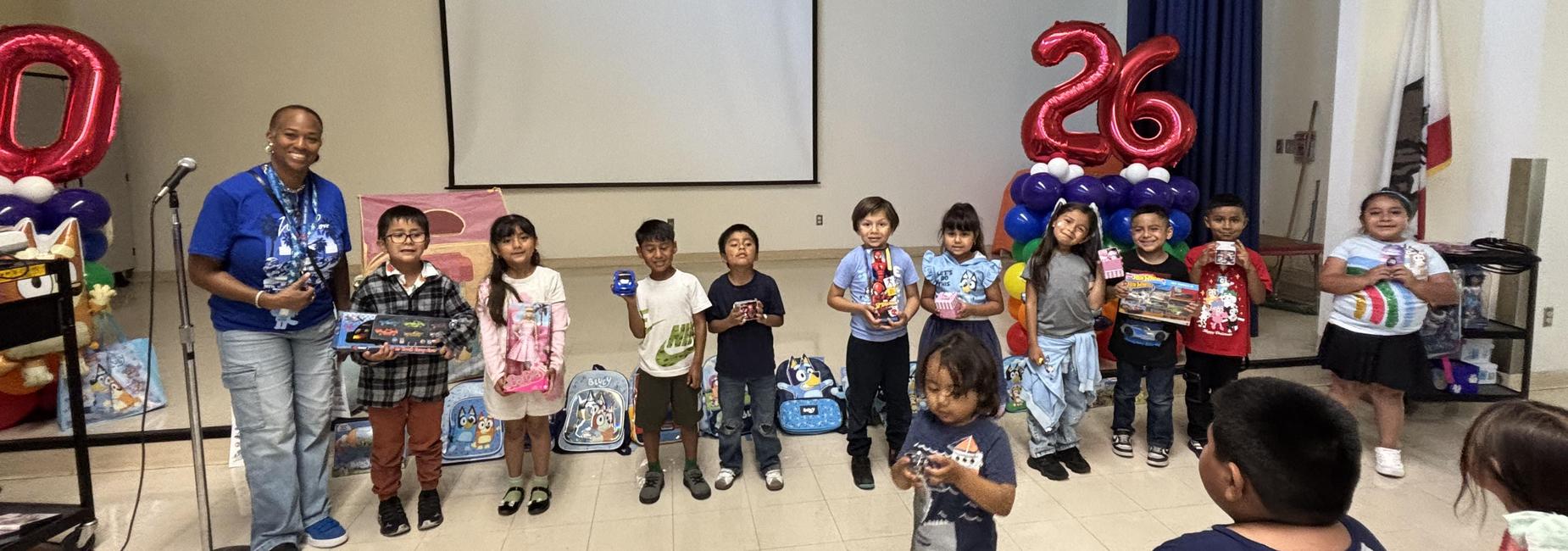 Perfect attendance winners