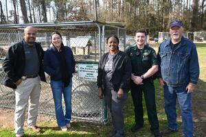 Sheriff Bryant “Wally” Jones and his Administrative Team recently toured PALS Animal Rescue