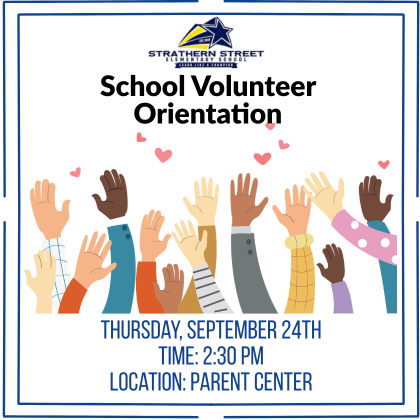 School Volunteer Orientation Featured Photo