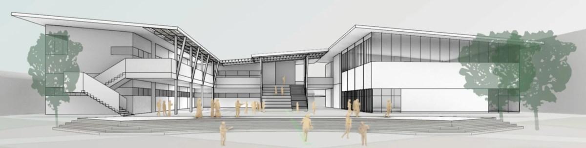 Leigh High School conceptual rendering