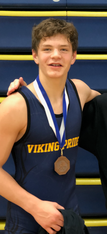 Viking Captures 3rd Place at WPIAL Junior High Wrestling Championships