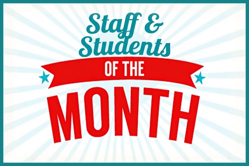 Staff and Students of the Month Thumbnail