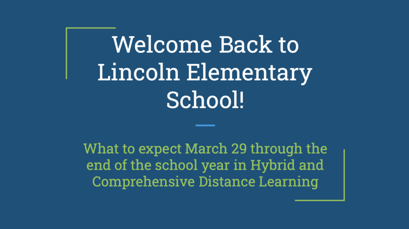 Hybrid Learning Students to Return to Lincoln Elementary - CDL Students Have New Schedule Featured Photo