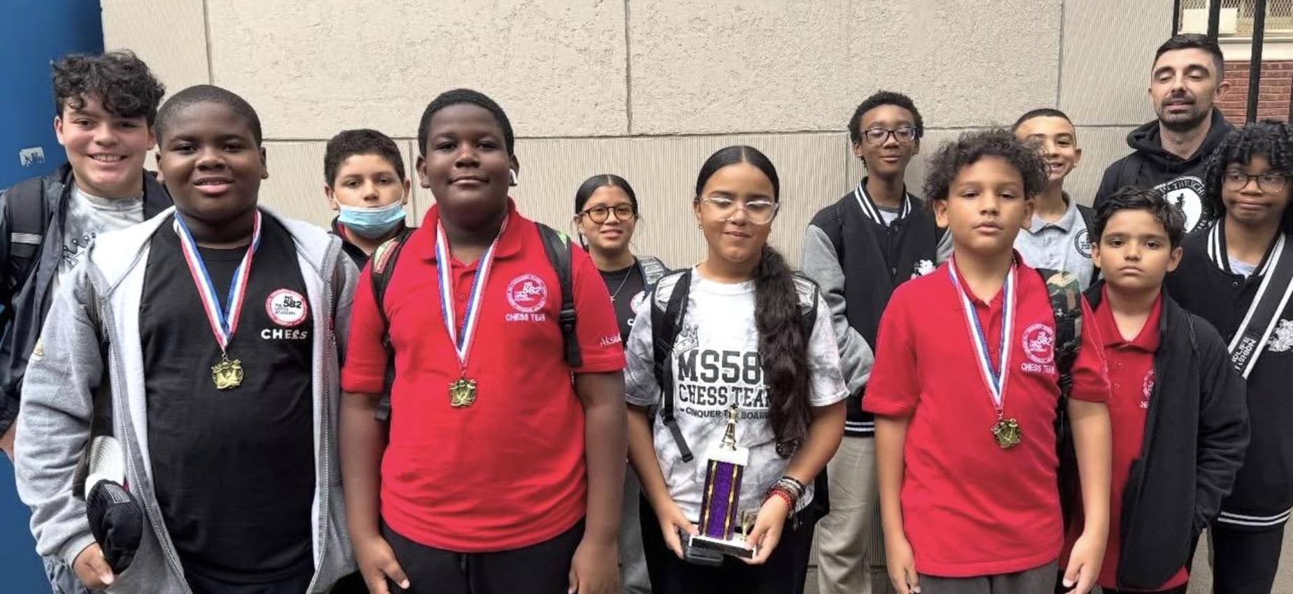 Some of our amazing Chess Team!