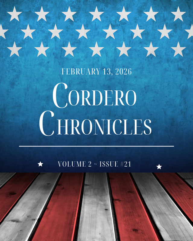 CORDERO CHRONICLES  Volume 2 Issue #21