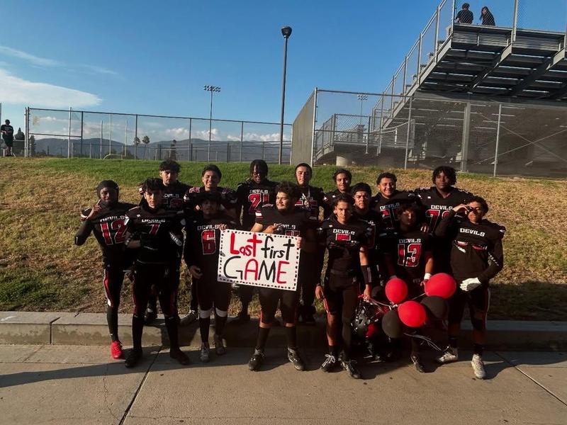 pomona high school team group photo