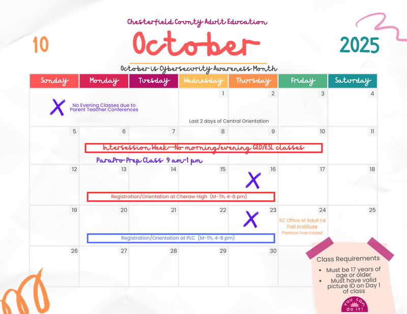 October 2025 Calendar
