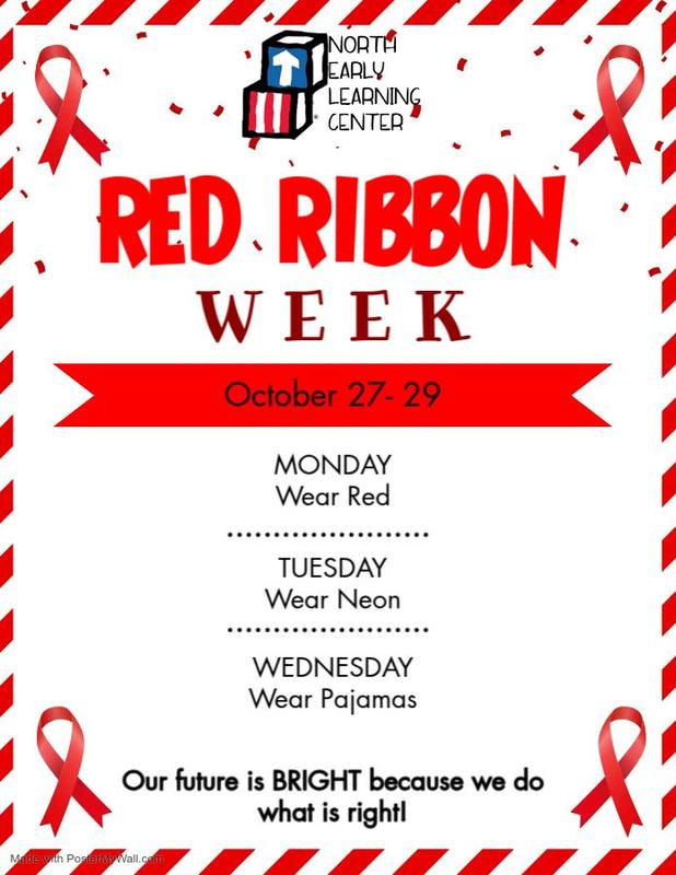 NELC Red Ribbon Week - Dress-Up Days Flyer - English