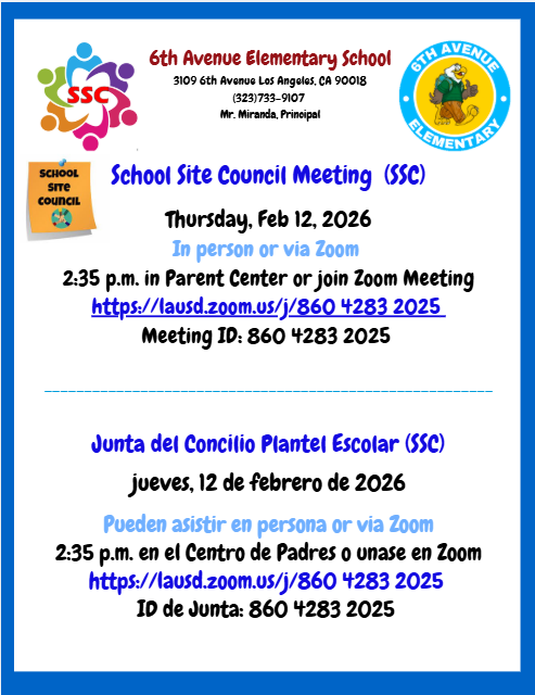 SSC Meeting