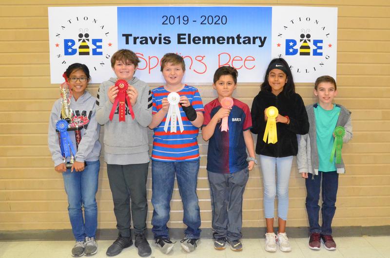 Travis Spelling Bee WInners
