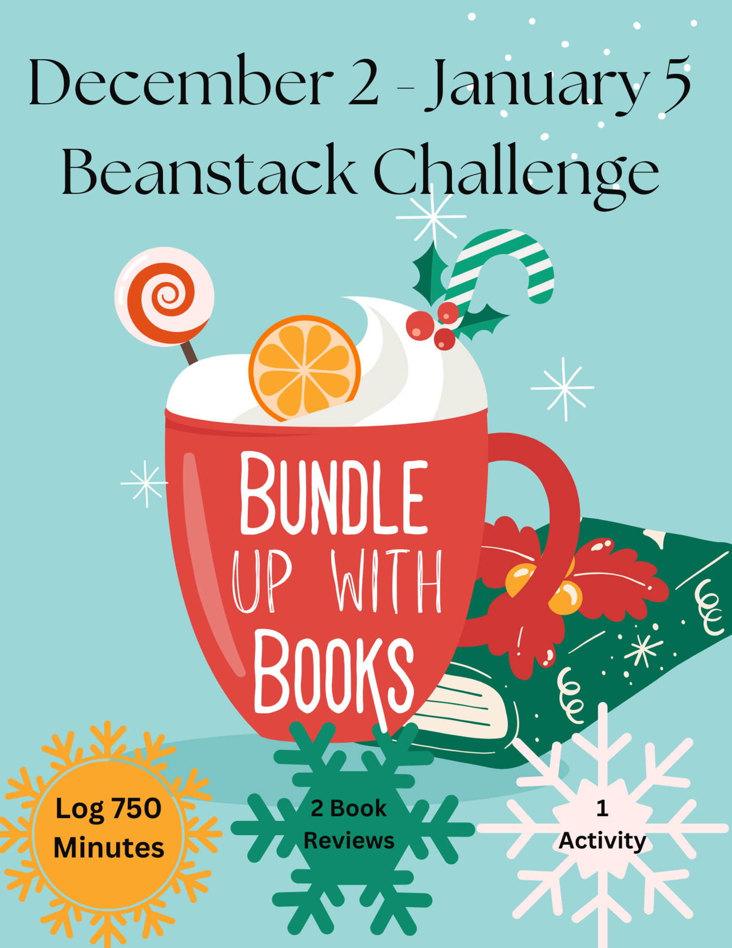 Current Beanstack challenge flyer