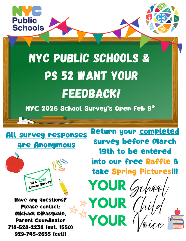 School Survey Flyer - English