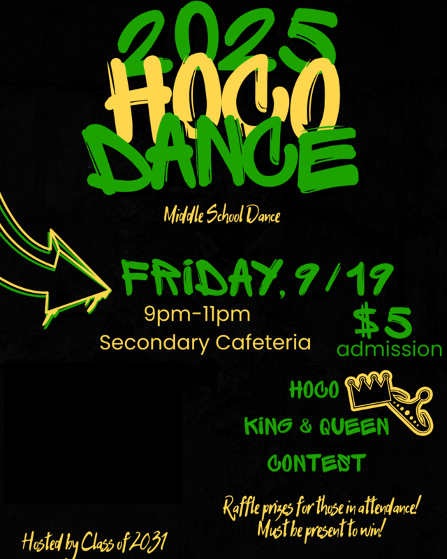 Homecoming Dance Flyer
