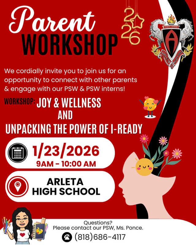 Upcoming Parent Workshop!