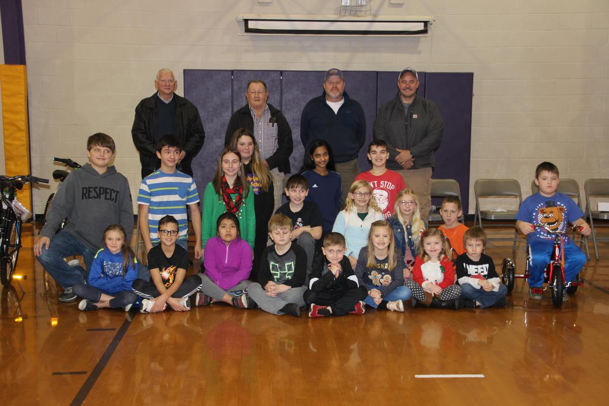 Perfect Attendance Winners for First Semester Mosheim Elementary School
