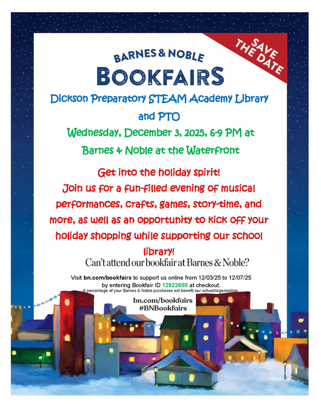 Barnse and noble flyer with preceding text