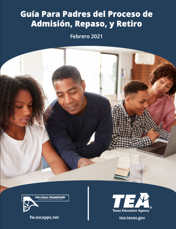 Papel Introductorio para la guía de padres del proceso de admisión, busca, y retiro