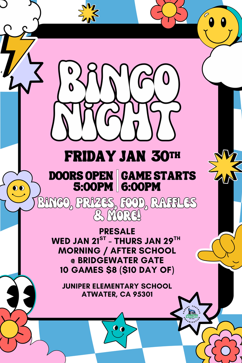 Bingo Night Flyer with Prices