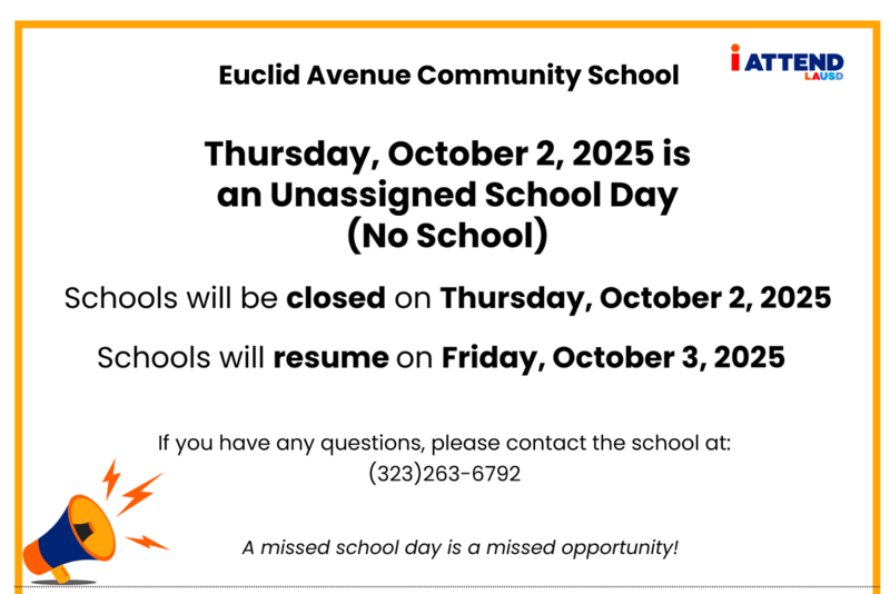 No school on Thursday!