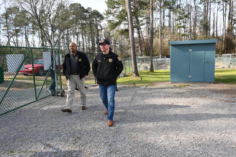 Sheriff Bryant “Wally” Jones and his Administrative Team recently toured PALS Animal Rescue