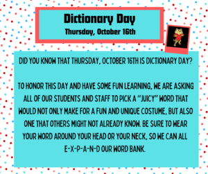 polka dot background dictionary day info
