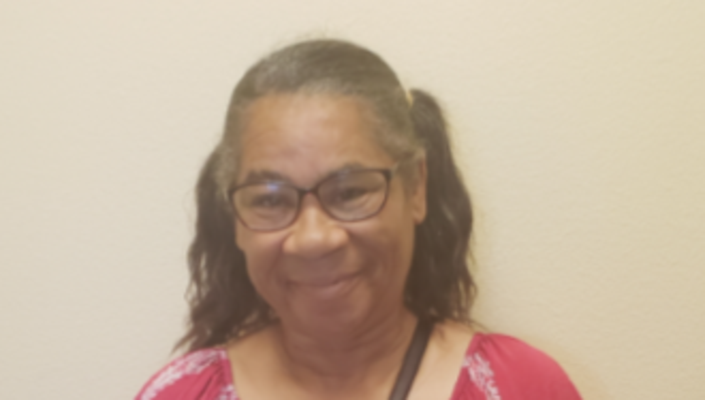 Barbara Perry after receiving her diploma, she is being successful at LACC.